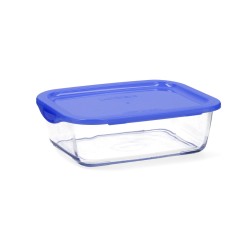 Boîte à lunch hermétique Luminarc Keep'n Bleu verre (6 Unités) (1,22 L)