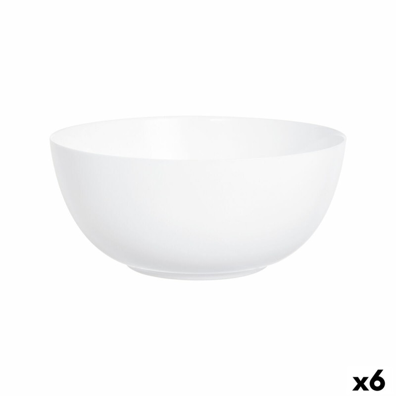 Saladier Luminarc Diwali Blanc verre (Ø 26 cm) (6 Unités)