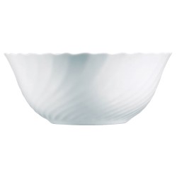 Saladier Luminarc Trianon Blanc verre (24 cm) (6 Unités)