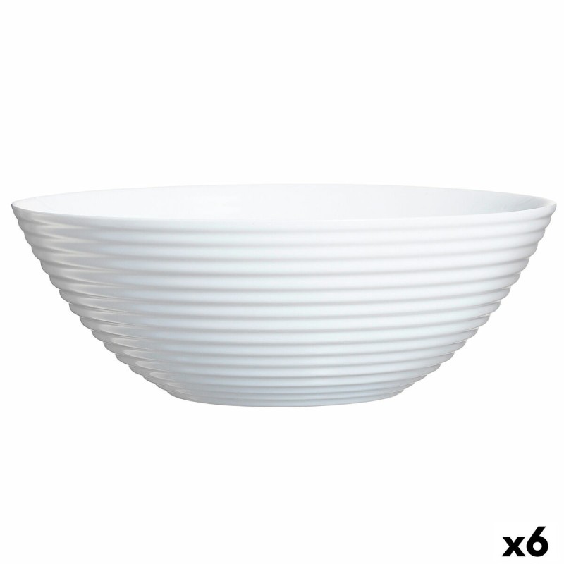 Saladier Luminarc Harena Blanc verre (Ø 27,3 cm) (6 Unités)