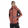 Veste de Sport pour Homme Adidas Utilitas Rouge Orange