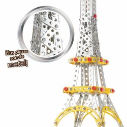 Set de construction Colorbaby Smart Theory Eiffel Tower 447 Pièces