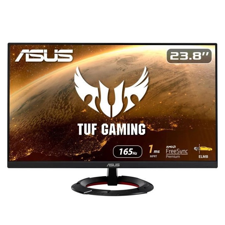 Ecran Gamer ASUS TUF VG249Q1R - 23.8'' - IPS - Full HD (1920 x 1080) -