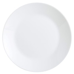 Assiette plate Arcopal Zelie Blanc verre (25 cm) (12 Unités)