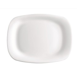 Plat à Gratin Bormioli Rocco Parma Rectangulaire Blanc verre 20 x 28 cm (24 Unités)