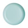 Assiette plate Luminarc Friends Time Turquoise verre (Ø 21 cm) (12 Unités)