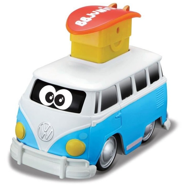 BB JUNIOR - VOLKSWAGEN PUSH & GO - Van Samba et Surf - Assortiment rou