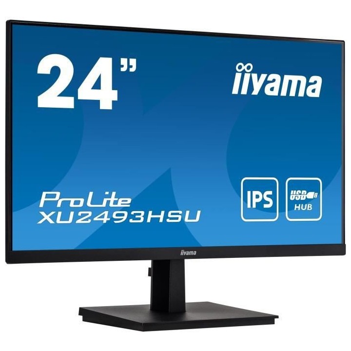 Ecran PC - IIYAMA - PROLITE XU2493HSU-B1 - 24 FHD - Dalle IPS - 4 MS -