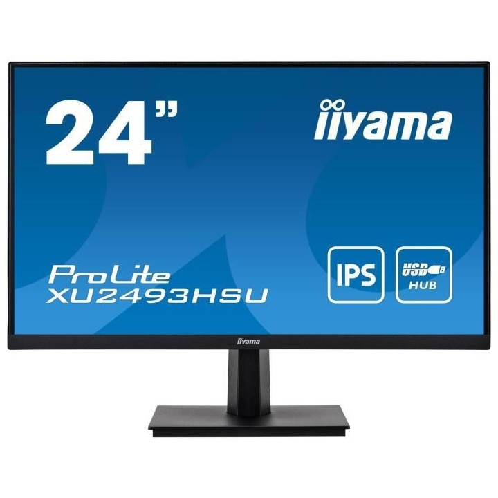 Ecran PC - IIYAMA - PROLITE XU2493HSU-B1 - 24 FHD - Dalle IPS - 4 MS -