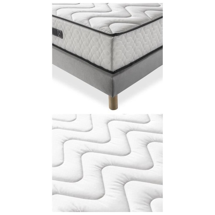 DEKO DREAM HOTEL SEASONS Ensemble Matelas + Sommier 140x190 cm - Mouss