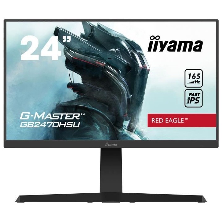 Ecran PC Gamer - IIYAMA G-Master Red Eagle GB2470HSU-B1 - 23,8 FHD - D