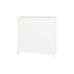 Caisson à Tiroirs DKD Home Decor Blanc Bleu ciel Blue marine Corde Bois MDF 80 x 40 x 80 cm