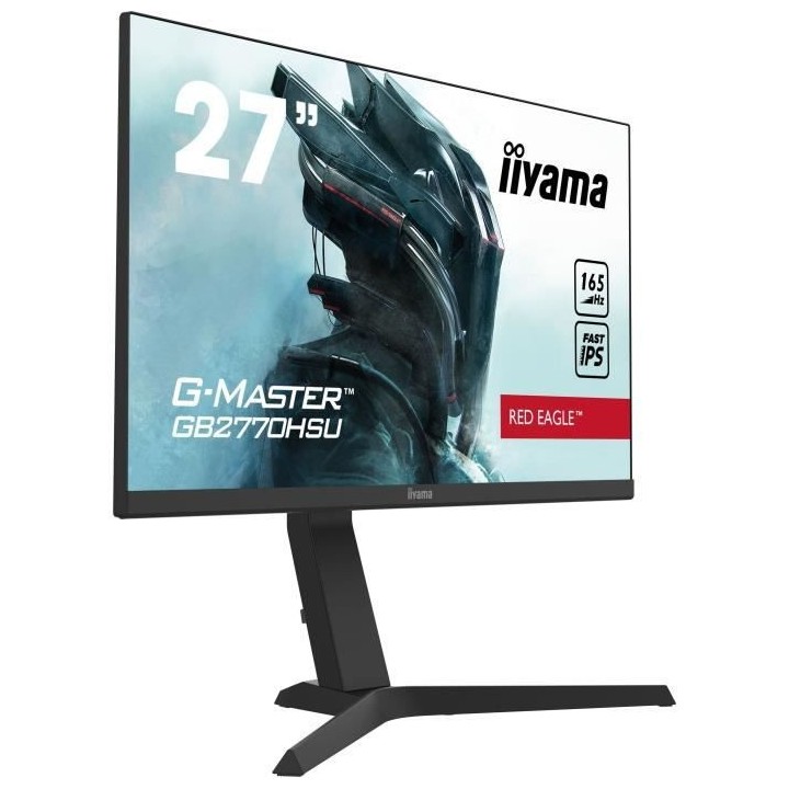 Ecran PC Gamer - IIYAMA G-Master Red Eagle GB2770HSU-B1 - 27 FHD - Dal