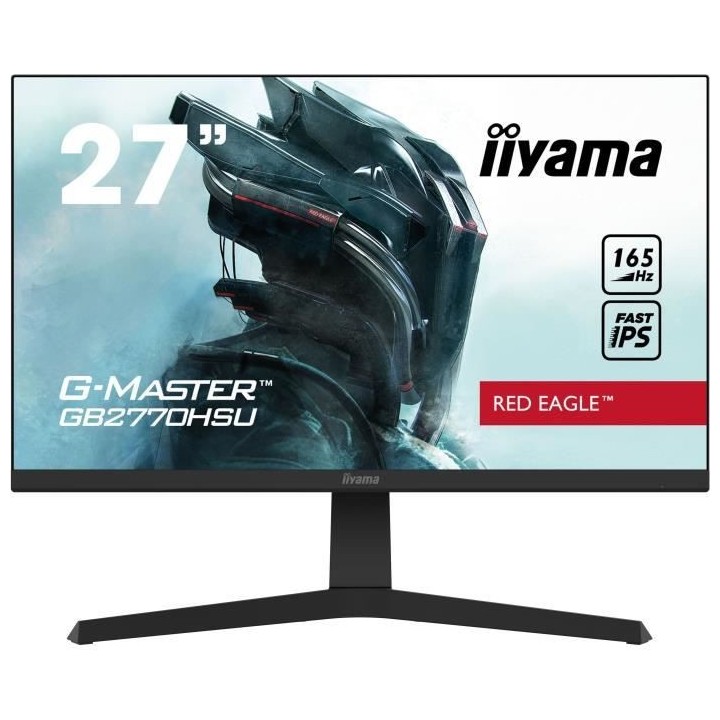 Ecran PC Gamer - IIYAMA G-Master Red Eagle GB2770HSU-B1 - 27 FHD - Dal