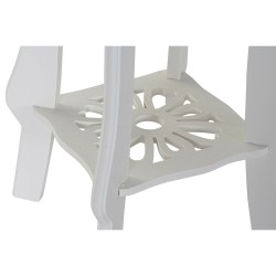 Jeu de 2 tables DKD Home Decor Blanc Bois MDF (30 x 30 x 76,5 cm)