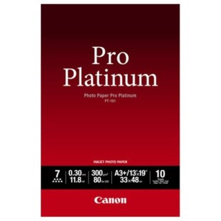 CANON Papier photo A3 PT-101 Pro platinum 300gr 10 feuilles
