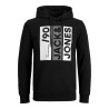 Sweat à capuche homme Jack & Jones JJJIO SWEAT HOOD 12222894  Noir