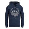 Sweat à capuche homme Jack & Jones JJRALF SWEAT HOOD 12222897 Blue marine