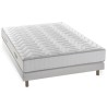 DEKO DREAM MAINE Ensemble matelas + sommier 140 x 190 - Mousse - 5 zones - 19 cm - Ferme