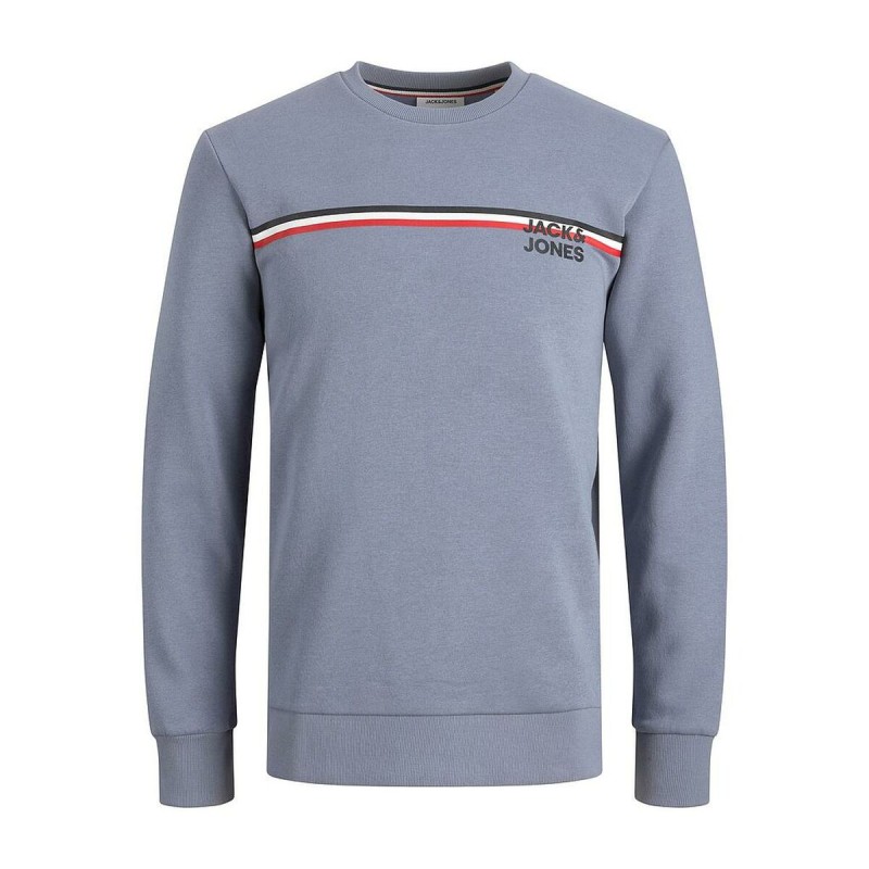 Sweat-shirt Enfant Jack & Jones JJATLAS CREW NECK JNR 12232669 Bleu