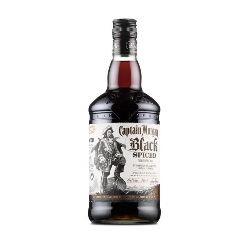 Captain Morgan - Black Spiced - Rhum épicé - 40,0 % Vol. - 70 cl