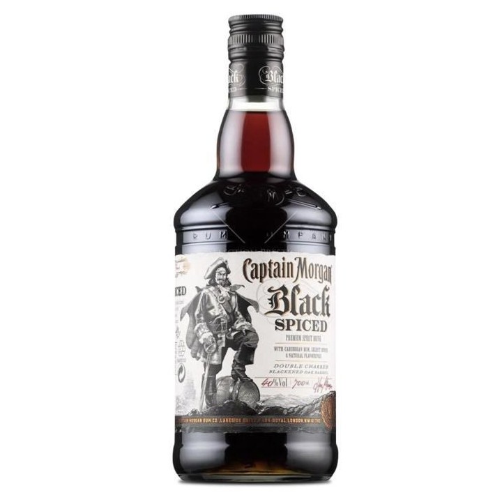 Captain Morgan - Black Spiced - Rhum épicé - 40,0 % Vol. - 70 cl