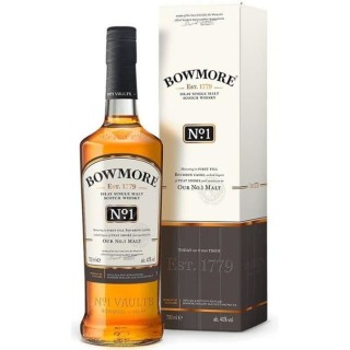 Bowmore N°1 - Islay Single Malt Scotch Whisky - Sous étui - 40,0% Vo