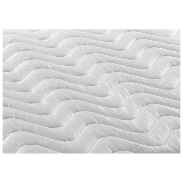 DEKO DREAM MAINE Ensemble matelas + sommier 140 x 190 - Mousse - 5 zon