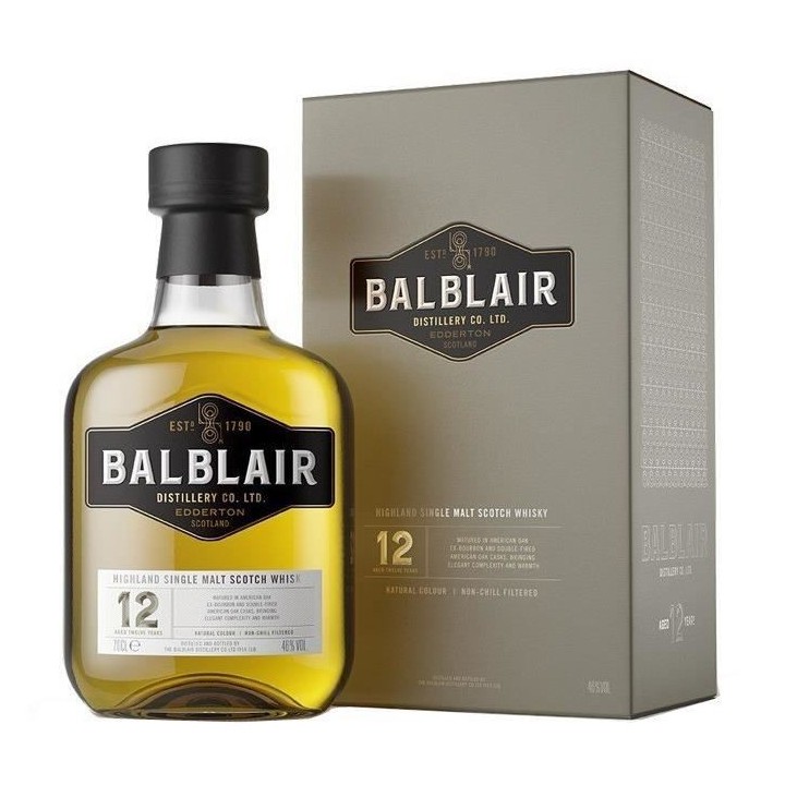 Balblair - 12 ans - Highlands single malt Scotch whisky - 46,0% Vol. -