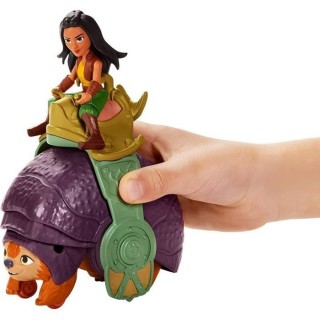 DISNEY - RAYA et le Dernier Dragon - Mini figurines Raya et Tuk Tuk -