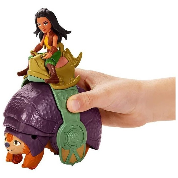 DISNEY - RAYA et le Dernier Dragon - Mini figurines Raya et Tuk Tuk -