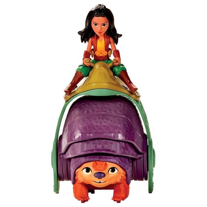 DISNEY - RAYA et le Dernier Dragon - Mini figurines Raya et Tuk Tuk -