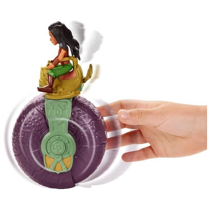 DISNEY - RAYA et le Dernier Dragon - Mini figurines Raya et Tuk Tuk -