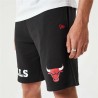 Short de Sport pour Homme New Era  NBA Chicago Bulls Noir Homme