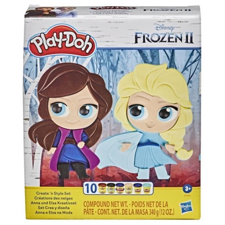 PLAY-DOH - La Reine des neiges 2 - Créations des neiges - créer ses