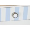 Console DKD Home Decor Céramique Blanc Bleu ciel (110 x 40 x 79 cm)