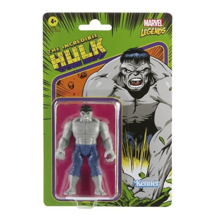 MARVEL LEGENDS Retro - 375 figurine de collection Grey Hulk