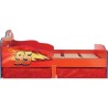 Disney Cars - Lit pour enfants avec espace de rangement sous le lit