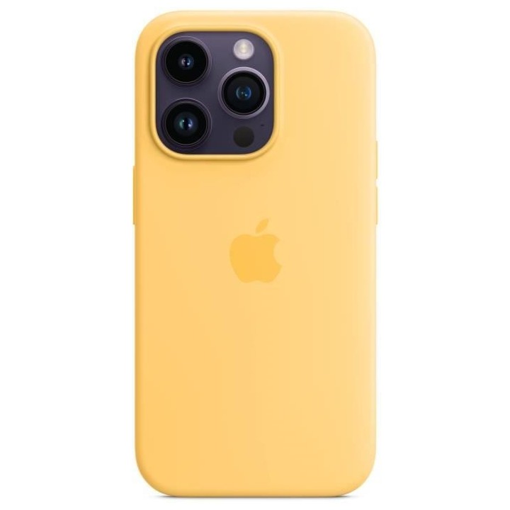 Coque APPLE iPhone 14 Pro silicone Sunglow