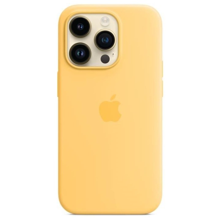 Coque APPLE iPhone 14 Pro silicone Sunglow