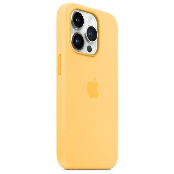 Coque APPLE iPhone 14 Pro silicone Sunglow