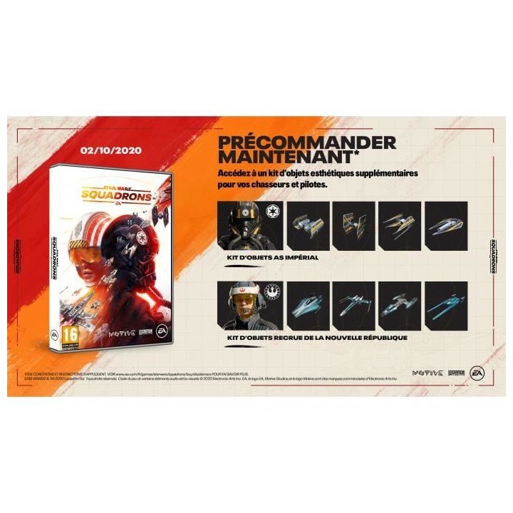 Star Wars - Squadrons Jeu Xbox One