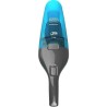 BLACK+DECKER - WDC215WA-QW - Dustbuster Lithium Eau et poussiere 7,2V - Aspirateur a main sans fil - Indicateur LED - Bleu