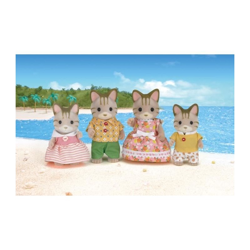 SYLVANIAN FAMILIES - 5180 - La famille chat tigré - Les familles