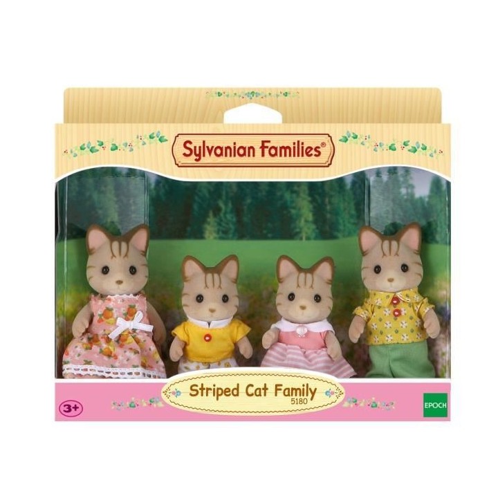 SYLVANIAN FAMILIES - 5180 - La famille chat tigré - Les familles