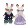 SYLVANIAN FAMILIES - 5190 - Les grands parents lapin chocolat - Les familles