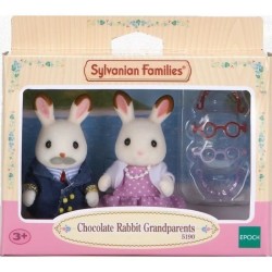 SYLVANIAN FAMILIES - 5190 - Les grands parents lapin chocolat - Les familles