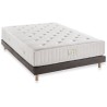 DEKO DREAM Ensemble Matelas + Sommier 160x200 - Ressorts ensachés - NATURA LAINE