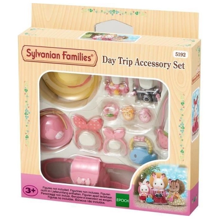 SYLVANIAN FAMILIES 5192 Set Accessoires d'Excursion - Le village