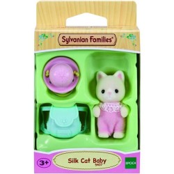 SYLVANIAN FAMILIES - Le bébé chat soie